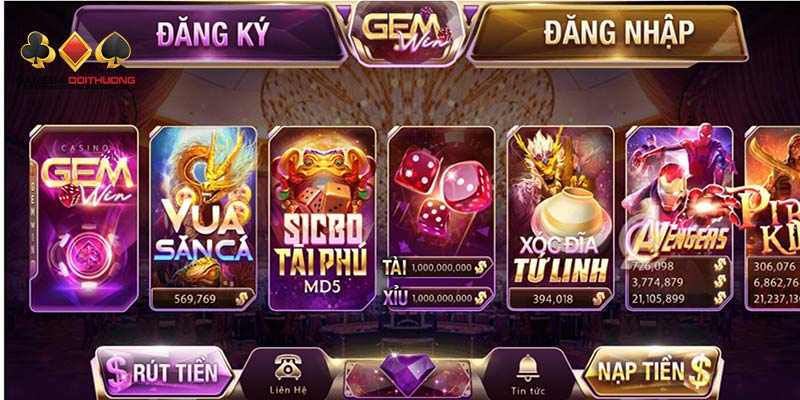 Điểm qua một số game hot hit nhất tại Gemwin